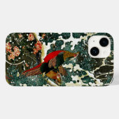 Fasane im Schnee, Pine Tree, Rose, japanisches Blu Case-Mate iPhone Hülle (Rückseite (Horizontal))