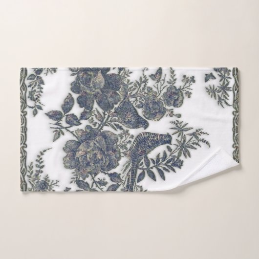 Fasane in Blume Badhandtuch Set (Handtuch)