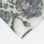 Fasane in Blume Fleecedecke (Ecke)