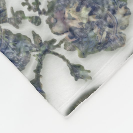 Fasane in Blume Fleecedecke (Ecke)