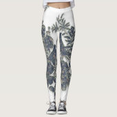 Fasane in Blume Leggings (Vorderseite)