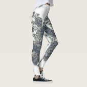 Fasane in Blume Leggings (Rechts)