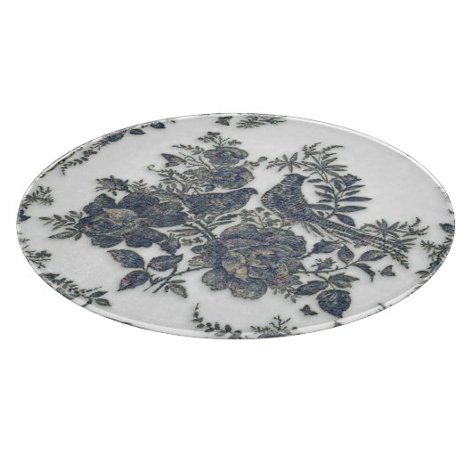 Fasane in Blume Schneidebrett (Ecke)