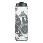 Fasane in Blume Thermosbecher (Vorderseite)