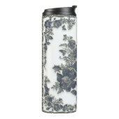 Fasane in Blume Thermosbecher (Nach links gedreht)