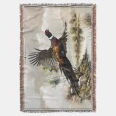 Fasane, königliche Jagdkunst Decke (Vorderseite Vertikal)