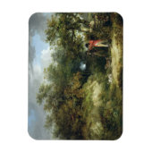 Fasane Schießerei (Öl auf Leinwand) 3 Magnet (Vertikal)