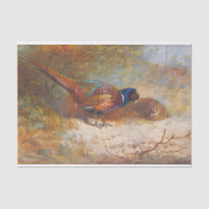 Fasane von Archibald Thorburn Seidenpapier