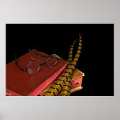 Fasanenfedern in der Bibel Poster (Vorne)