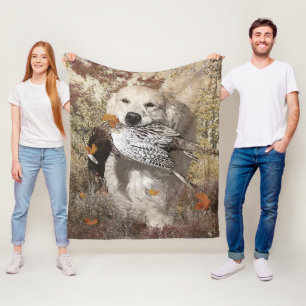 Fasanenjagd , Gobelinplakat Acryl Druck Fleecedecke
