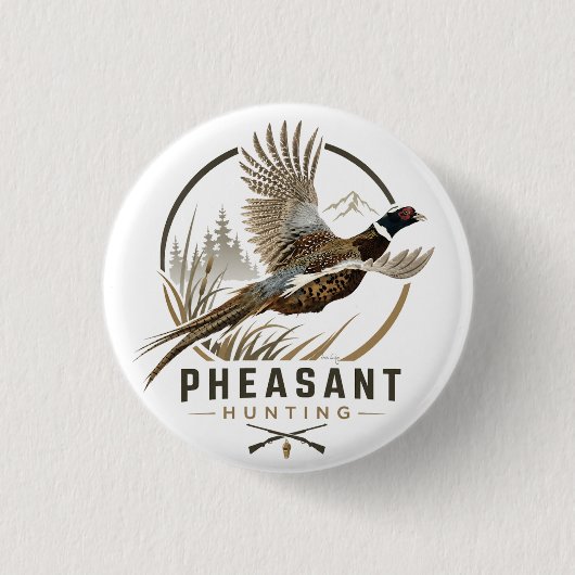 Fasanenjagd-Logo Button (Vorderseite)