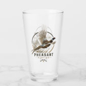 Fasanenjagd-Logo Glas (Rückseite)