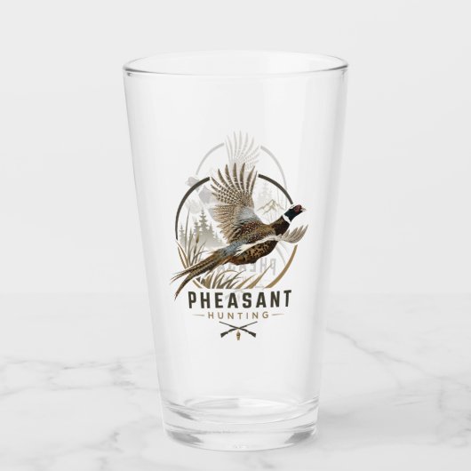 Fasanenjagd-Logo Glas (Vorderseite)