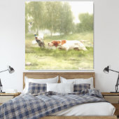 Fasanenjagd mit Pointer Leinwanddruck (Insitu (Schlafzimmer))