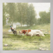 Fasanenjagd mit Pointer Poster (Vorne)