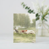 Fasanenjagd mit Pointer Postkarte (Stehend Vorderseite)