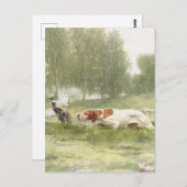Fasanenjagd mit Pointer Postkarte (Vorne/Hinten)