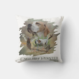 Fasanenjagd mit Zeigern, Kunst Kissen