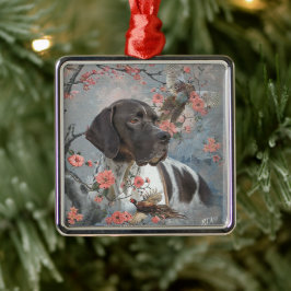 Fasanenjagd mit Zeigern, Kunst Ornament Aus Metall