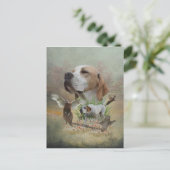 Fasanenjagd mit Zeigern, Kunst Postkarte (Stehend Vorderseite)