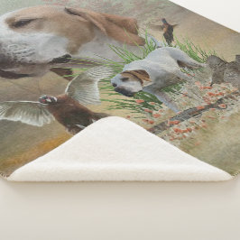 Fasanenjagd mit Zeigern, Kunst Sherpadecke