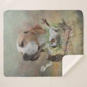 Fasanenjagd mit Zeigern, Kunst Sherpadecke (Vorderseite (Horizontal))