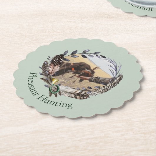 Fasanenjagd Untersetzer (angewinkelt)