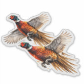 Fasanensaison Aufkleber (Vorderseite)
