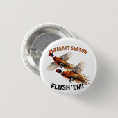 Fasanensaison Button (Vorne & Hinten)
