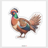 Fasant Aufkleber (Blatt)