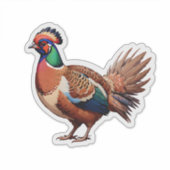 Fasant Aufkleber (Vorderseite)