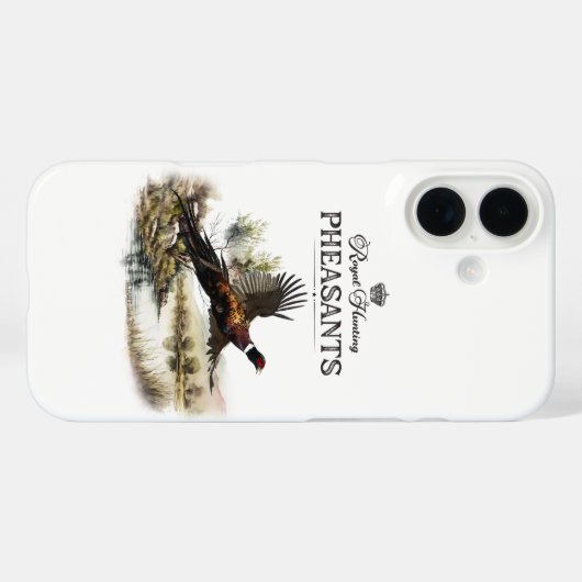 Fasant Case-Mate iPhone Hülle (Rückseite (Horizontal))