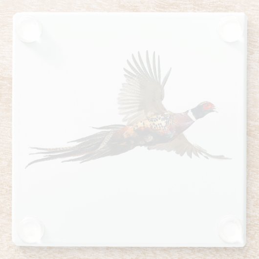 Fasant Glasuntersetzer (Rückseite)