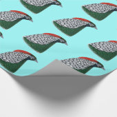 Fasant: Lady Amherst Head Geschenkpapier (Ecke)