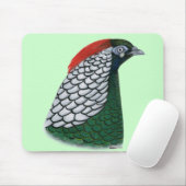Fasant: Lady Amherst Head Mousepad (Mit Mouse)