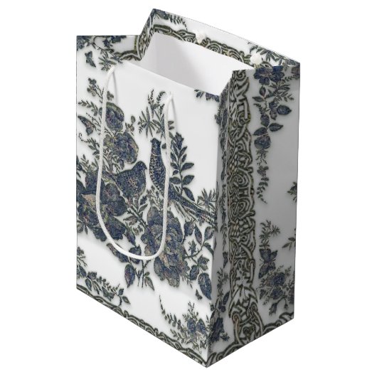 Fasant Mittlere Geschenktüte (Vorderseite Schrägansicht)