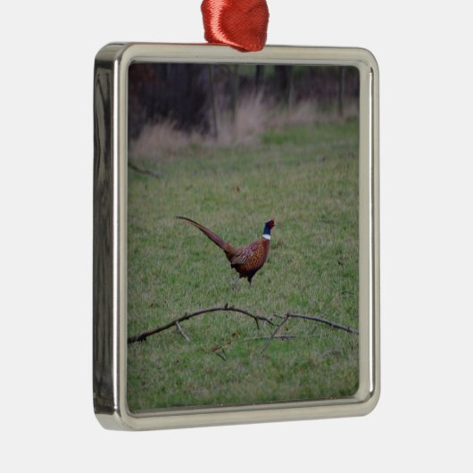 Fasant Ornament Aus Metall (Rechts)