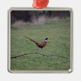 Fasant Ornament Aus Metall