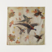 Fasant Wandteppich (Vorderseite (Horizontal))