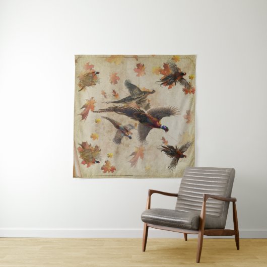 Fasant Wandteppich (Beispiel (Horizontal))