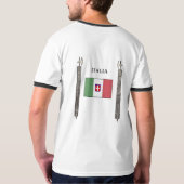 Fasces und Flaggen-T - Shirt (Rückseite)