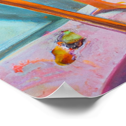 Fasching in Venedig Poster (Ecke)