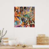 Fasching in Venedig Poster (Küche)