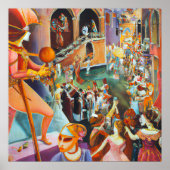 Fasching in Venedig Poster (Vorne)