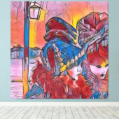 Fasching Leinwanddruck (Insitu (Holzboden))