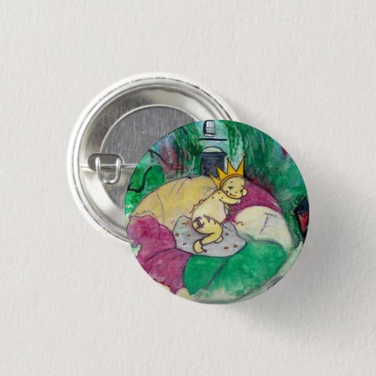 Faschingsdienstag-Knöpfe Button (Vorne & Hinten)