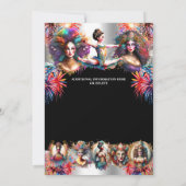 Faschingsfestival Ladys Zirkusspass Einladung (Rückseite)