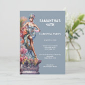 Faschingsfestival Parco delle camelie Gay Pride Pa Einladung (Stehend Vorderseite)