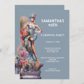 Faschingsfestival Parco delle camelie Gay Pride Pa Einladung (Vorne/Hinten)