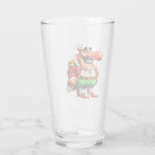 Faschingsprinz Graf Nase - Fasching Karneval Glas (Rückseite)